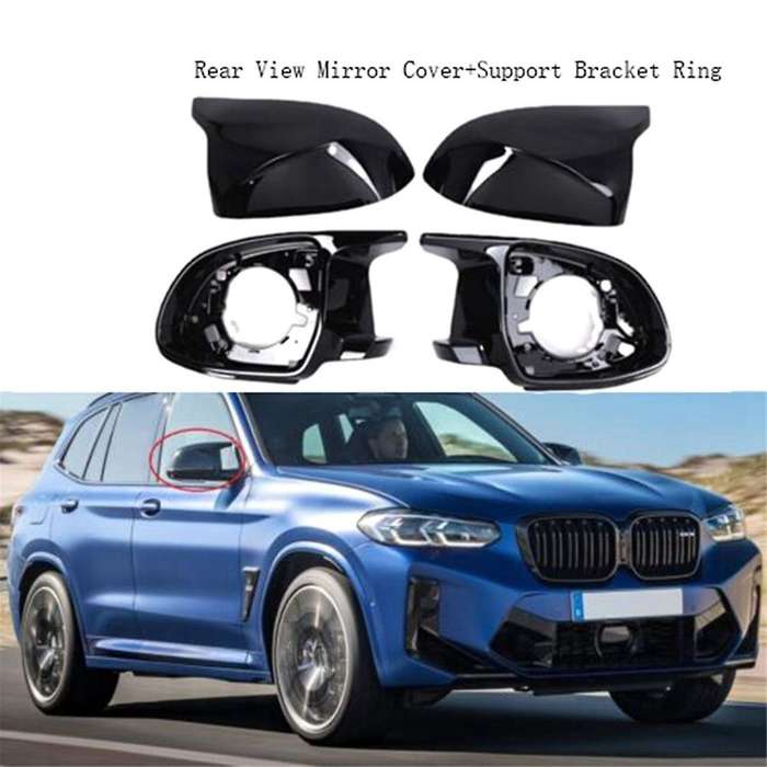Rear View Mirror Cover+Support Bracket Ring for X3 X4 X5 X6 X7 X3(G01)X3M( F97) 2018-2023 5116809735