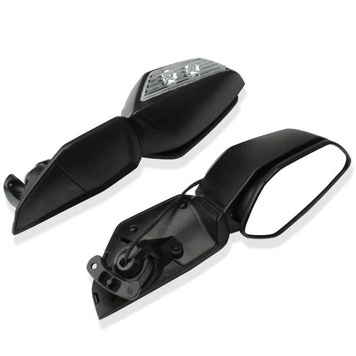 Rear View Mirrors for H2 400 ZX4R ZX10R 10R 2016-2020 Motorcycle LED Turn Signal Light Mirrors