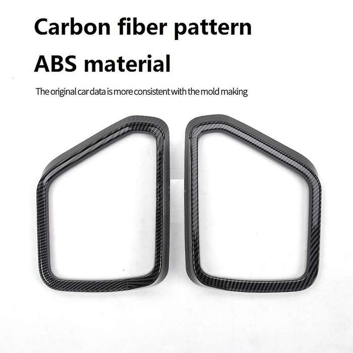 Rear View Side Mirror Cover Rain Eyebrow Visor Shade Guard Trim for 2021 Accessories Matte Black