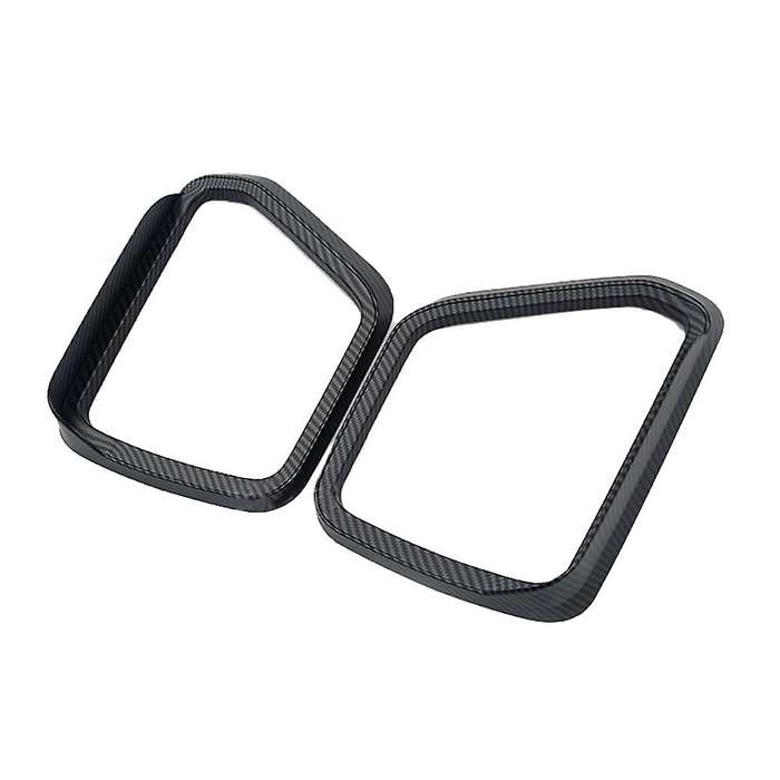 Rear View Side Mirror Cover Rain Eyebrow Visor Shade Guard Trim for 2021 Accessories Matte Black