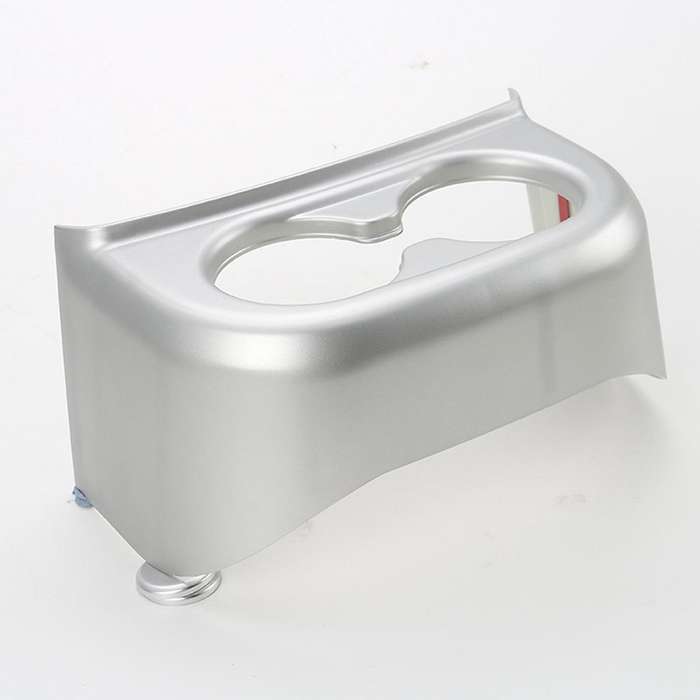 Rear Water Cup Holder Panel Frame Trim ABS Interior Accessories for JK 2011-2017 (Silver)