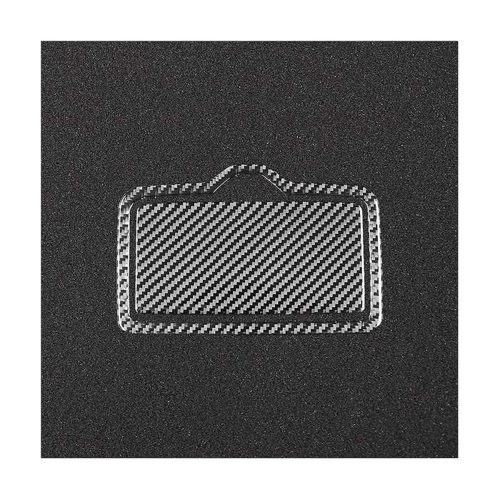 Rear Water Cup Holder Panel Cover Trim Sticker Decoration Carbon Fiber for Q5 2018-2023 Interior Ac