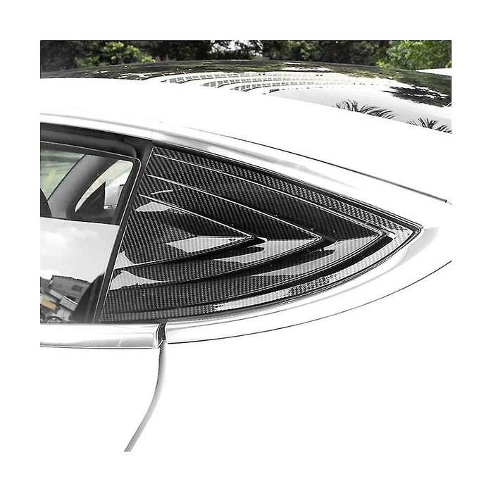 Rear Window Triangle Sticker Louver Decorative Sticker Car for Model 3