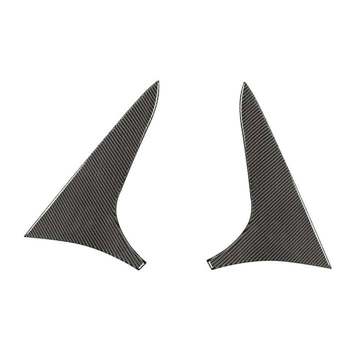 Rear Window Wing Side Triple-cornered Spoiler Cover Trim Carbon Fiber Interior Accessories for -5 20