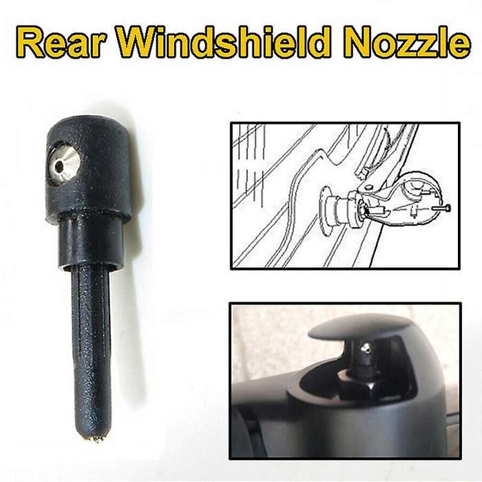 Rear Windshield Wiper Arm Cap Nut Washer Cover Jet Nozzle Fit for