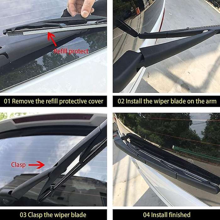 Rear Wiper Arm Blade Assembly - for Jeep Wrangler JK 2007-2016