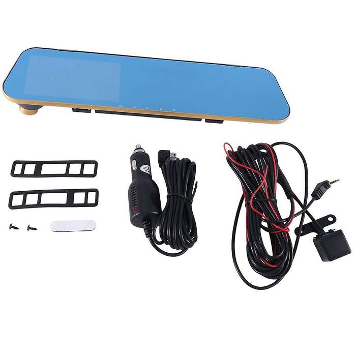 Rearview Mirror Car Recorder Front and Rear Dual Recording Auto Supplies