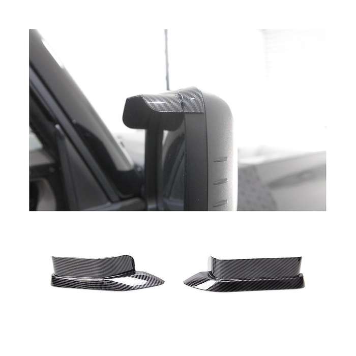 Rearview Mirror Rain Eyebrow Guard Trim for 2021 2022 2023 Accessories ,carbon Fiber 2pcs