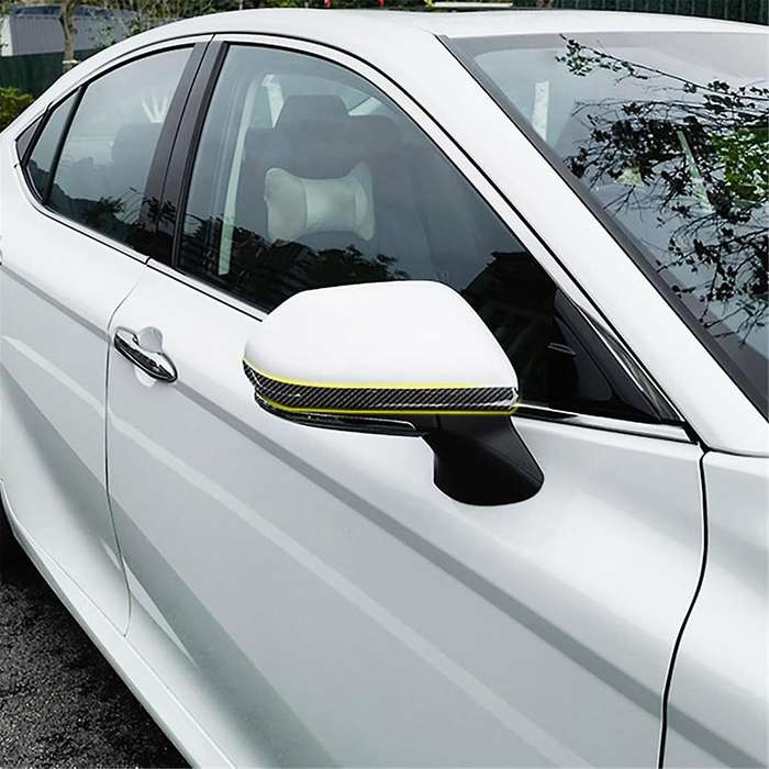 Rearview Mirrors Strip Trim for 9th 2024 2025 Side View Mirror Strip Exterior Accessories Carbon Fib