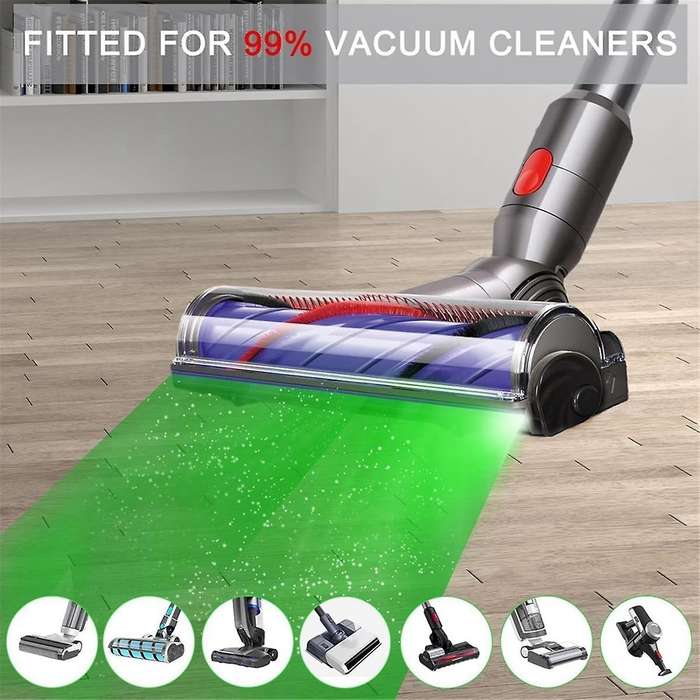 Rechargeable Vacuum Cleaner Dust Display LED Lamp Universal Vacuum Cleaner Attachment Invisible Pet