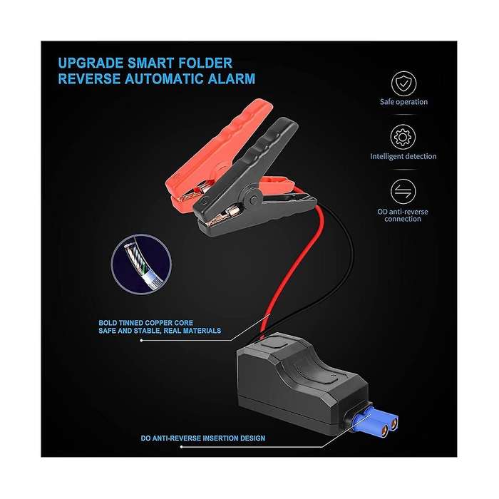 Red Car Jump Booster Battery Charger Equipment Car Power Bank Car Emergency Power Car Emergency Pow