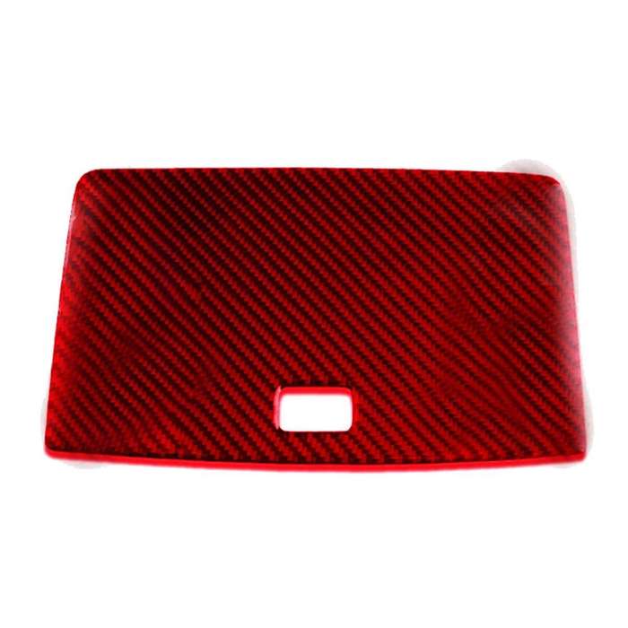 Red Carbon Fiber Console GPS Navigation Cover Trim for W204 2007-2010