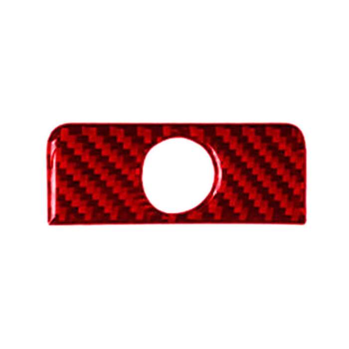 Red Carbon Fiber Interior Button Panel Cover Trim for Accord 2013-17