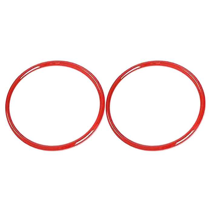 Red Dashboard Decoration Cover Ring Trim Instrument Panel for 2015+ Interior Accessories