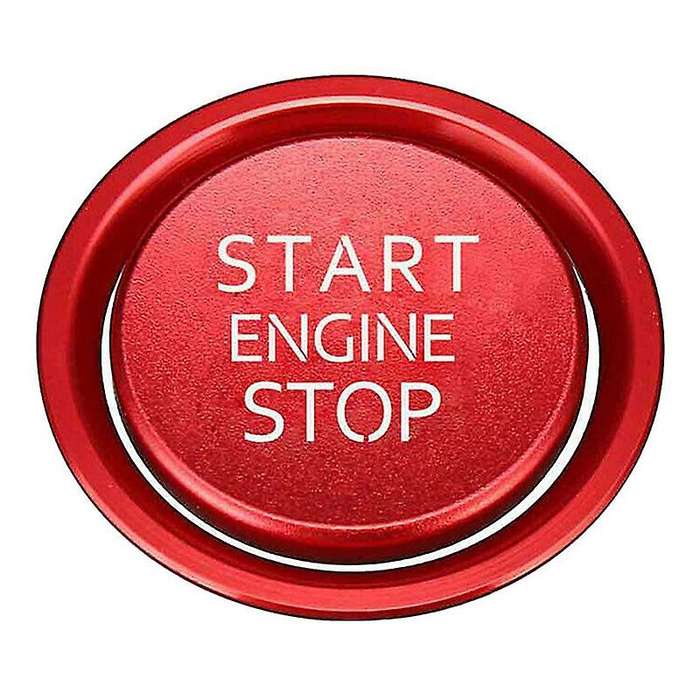 Red Keyless Engine Push Start Button Cover for A4 A5 Q5 S4