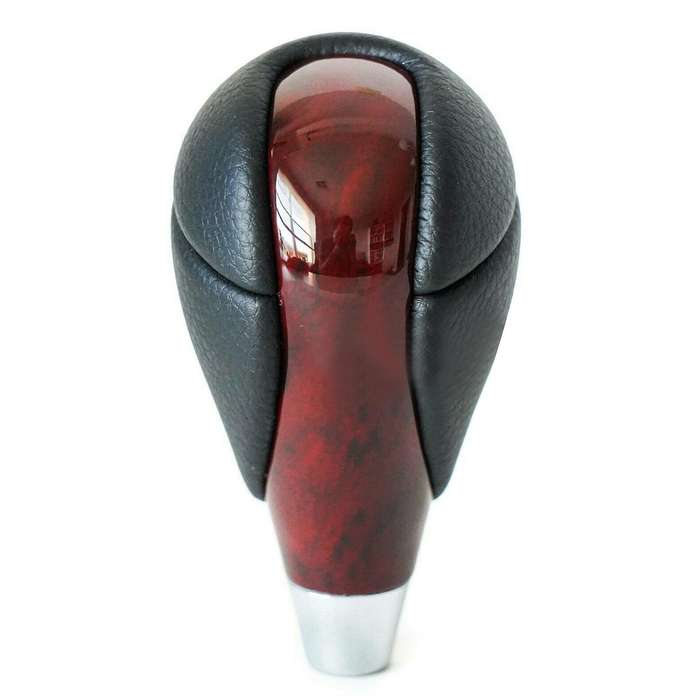 Red Leather Automatic Transmission Gear Shift Knob Compatible Lexus Es Is Rx