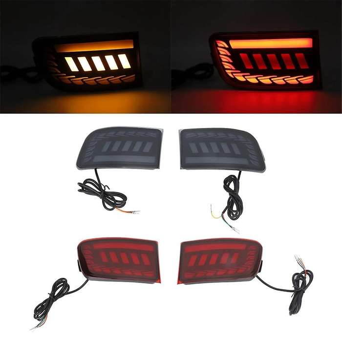 Red LED Rear Bumper Light for Prado 120 FJ120 LC120 J12 4Runner 2003-2009 Brake Turn Signal Lamp