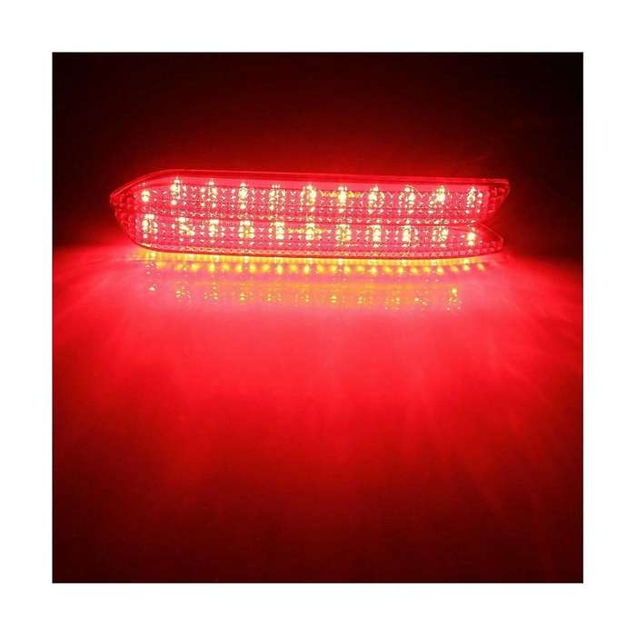 Red Lens Bumper Reflector Brake Rear Bar Light Rear Tail Light Turn Signal Led Car for for 81920080