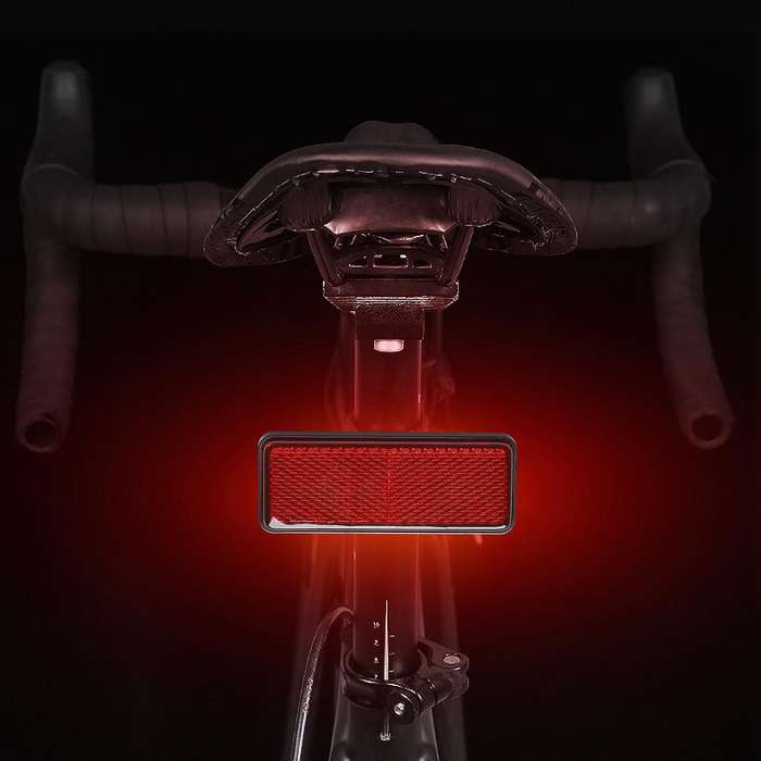 Red Light Rear Motorbike Quad Scooter Bike Reflector Number Plate Reflector for
