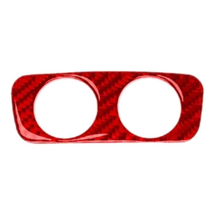 Red Rear Air Outlet Seat Armrest Box Charge Plug Decorative Cover Interior Sticker for 2018-2023
