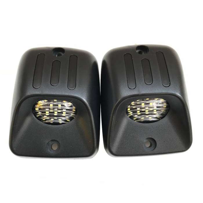 Red White LED Car License Plate Light Auto Tail Number Plate Lamps Assembly for 1995-2004