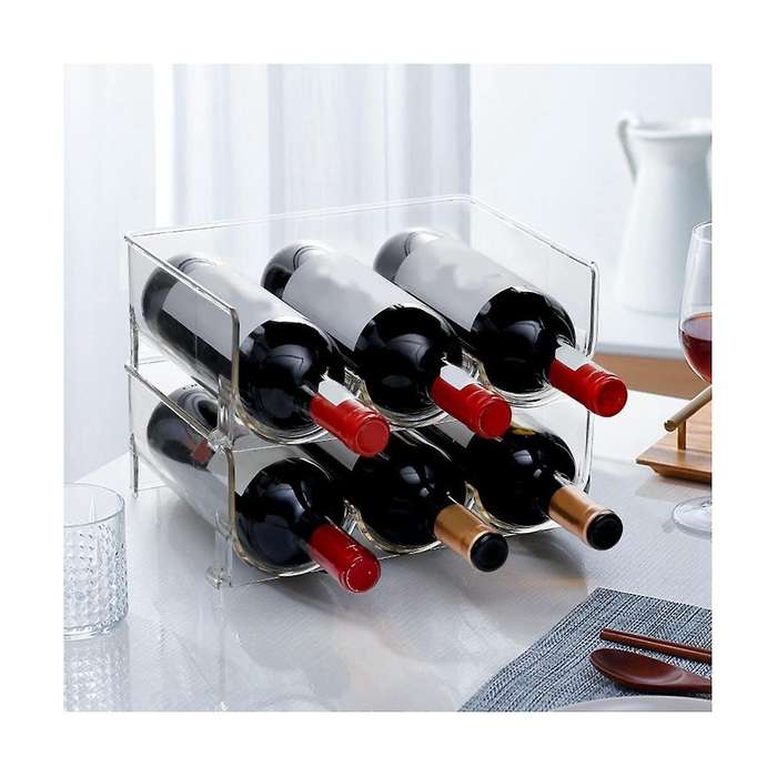 Red Wine Storage Rack Wine Display Rack Shelf Beverage Storage Rack Kitchen Table Storage Rack