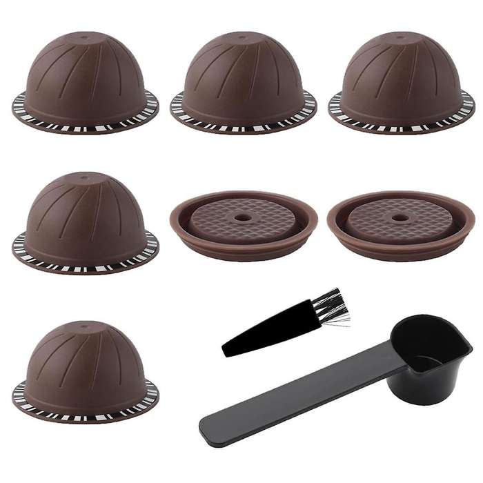Refillable Coffee Capsule for Vertuoline & Vertuo Pod, 150 ML Coffee Pods for Presso Vertuo Coffee M