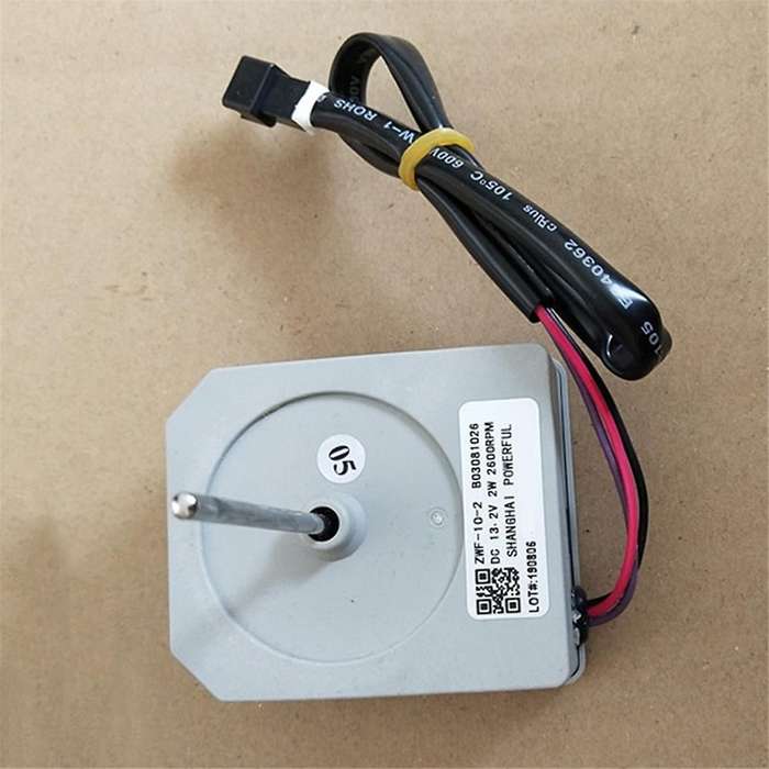 Refrigerator DC Fan Motor ZWF-10-2 for Rongsheng Double Door Freezer Refrigerator Repair B03081032 D