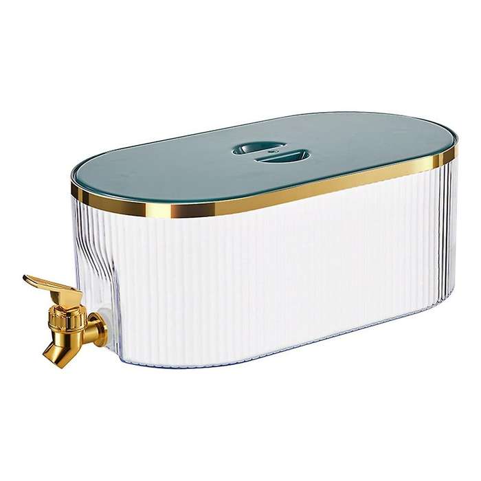 Refrigerator Drink Dispenser with Spigot Leakproof Plastic Water Container Cooling Beverage Dispens