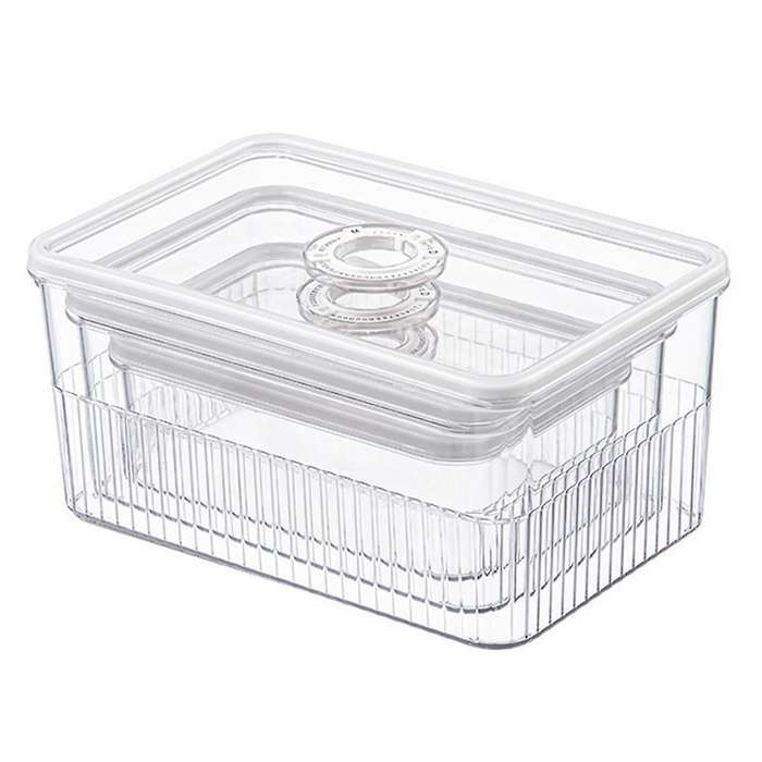 Regular Fresh-Keeping Refrigerator Storage Box Vegetable and Fruit Food Storage Container Pantry Kit
