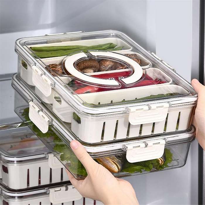 Refrigerator Organizer with Lids, Fridge Storage,Fridge Organizers, Fridge Organization, Fridge Stor