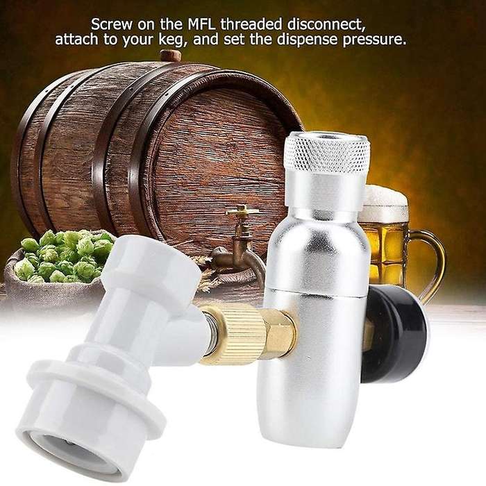 Regulator CO2 Charger Kit Gas Disconnect Beer Kegerator Home Draft Beer Bottle Home Brew Accessories