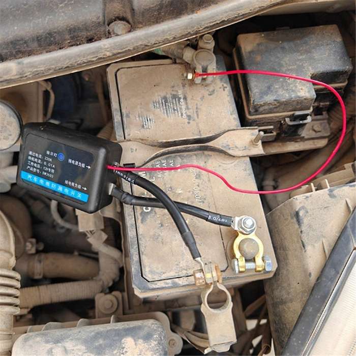 Remote Battery Disconnect Switch 12V 260A Kill Switch Automatic Power Off Prevent Battery Drain with