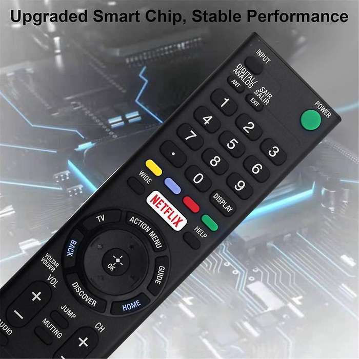 Replace -TX100B Remote Control for LED LCD 4K TV -55W6500 XBR-55X855C -43X8301C -55XD8599