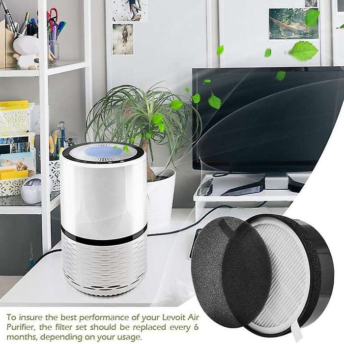 Replacement Filter -h132-rf for -air Purifier -h132, 2 Pack Hepa and Activated Carbon Filter