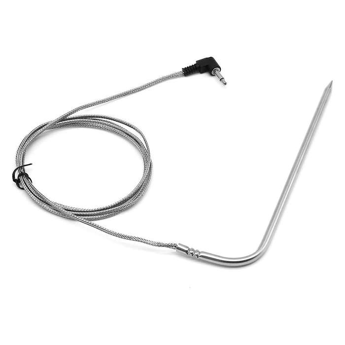 Replacement Meat Probe for Pellet Gril,Stainless Steel Thermometer Meat Probe with Probe Clip Access