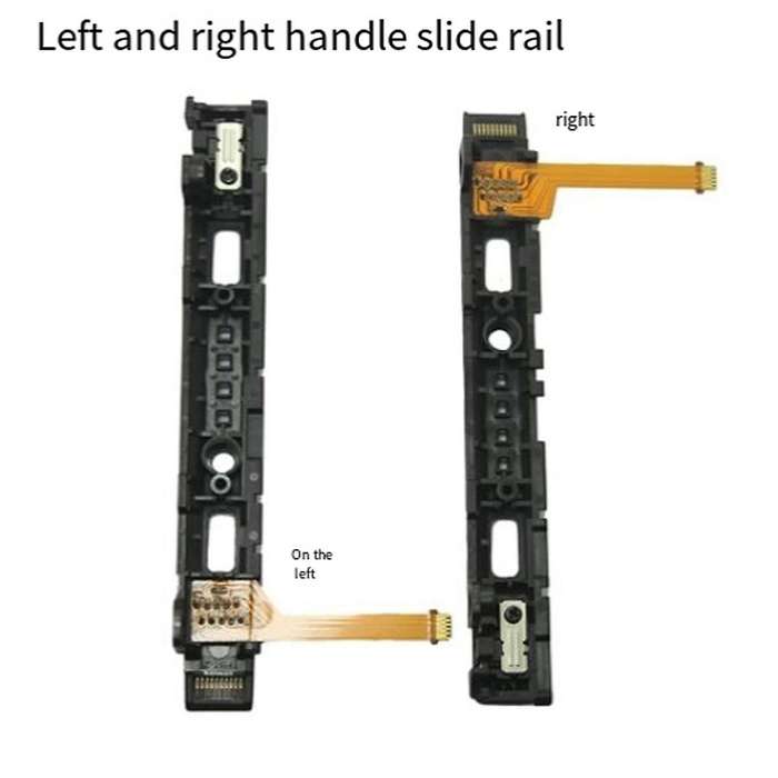 Replacement Part Right and Left Slide Rail with Flex Cable Fix Part for NS Rebuild Track