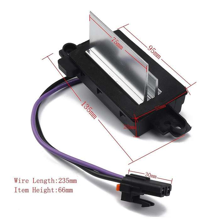 Replaces Blower Resistor Updated Design Fit for 4P1516 MT1805 RU-631 JA1639 BMR34