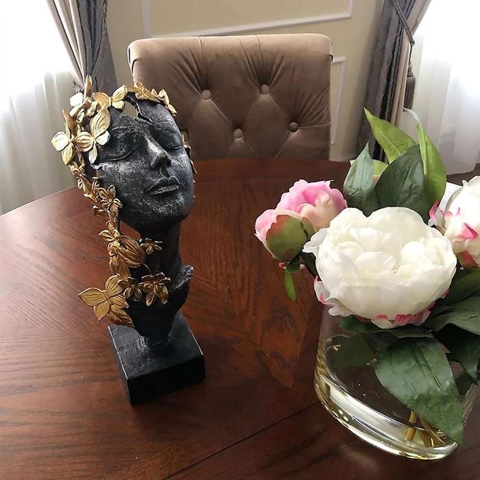 Resin Butterfly Girl Statues Goddess Figure Figurines for Crafts Ornaments Home Decoration Accessori