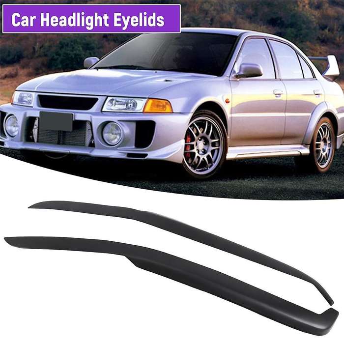 Resin Car Headlight Eyelids Eyebrows for 3 4 1996-1998