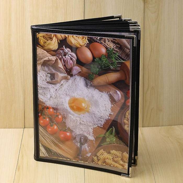 Restaurant Menu Covers Compatible A4 Size Book Cafe Bar 8 Pages 16 View