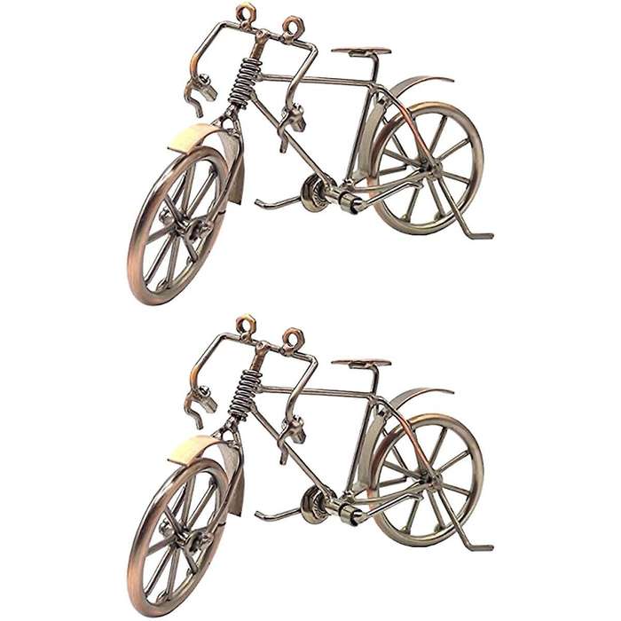 Retro Iron Art Bicycle Model, Metal Bike Home Desktop Decoration Ornaments
