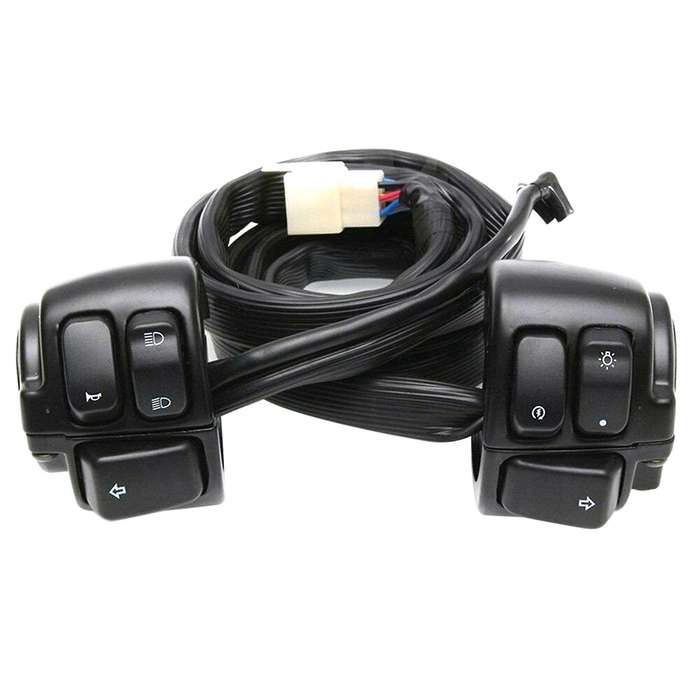 Retro Motorbike Switch for Handlebar Control Switches Headlight Flashers Horn Control
