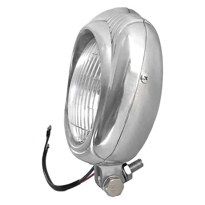 Retro Motorcycle Headlight Head Light Lamp Sealed Beam for Cafe Chopper Cruiser Clear