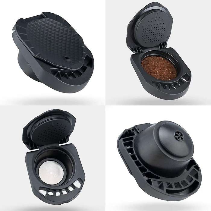 Reusable Capsule Adapter for Gusto Coffee Capsule Convert Compatible with Genio S Piccolo Machine Co