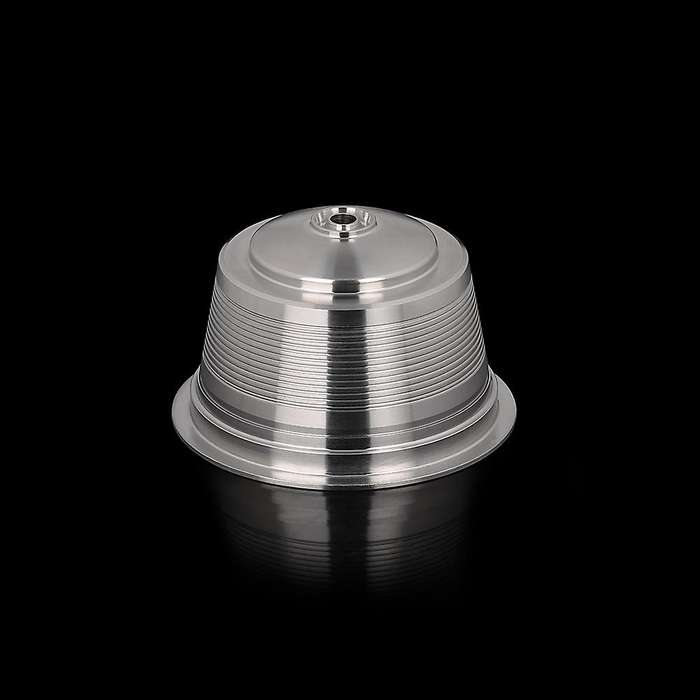 Reusable Capsule Refillable Metal Pod Cup Stainless Steel Filter Baskets Capsule Dripper Coffee Tamp