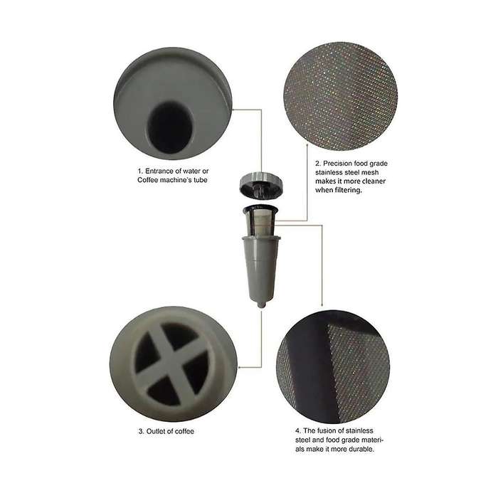 Reusable K Cups Coffee Filters Coffee Pods for B30 B40 B50 B60 B70 K10 Mini Plus K-classic K-mini