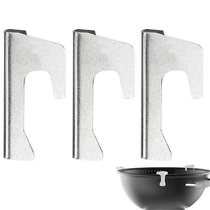 Reusable Grill Pan Gasket Holder with Triangle Design for Fire Bowl, Fire Bucket, Outdoor Barbecue