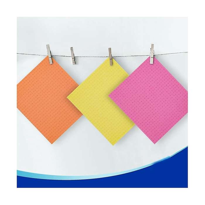 Reusable Dish Cloths, Cellulose Sponge Cloth for Kitchen, Absorbent Cleaning Cloth, 10 Pack, Multi C
