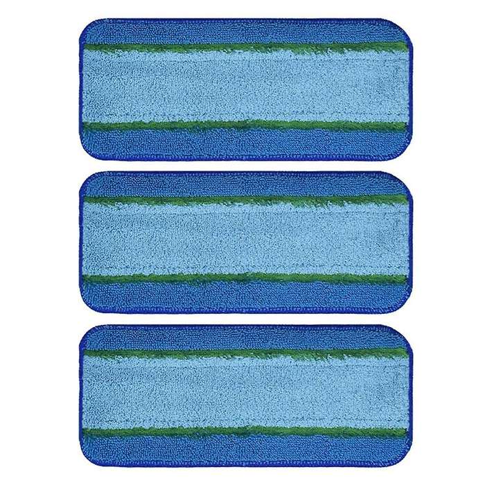 Reusable Microfiber Mop Pads for Wet Jet 12inch Mop Sweeping Cloths&Wet Mopping Cloths Washable Wet